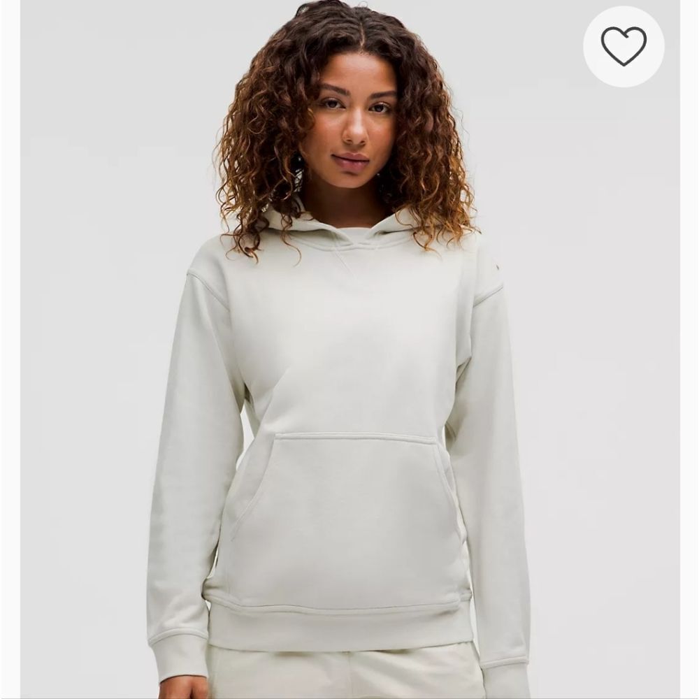 Lululemon All Yours Hoodie French Terry Vapor Gray Size 8